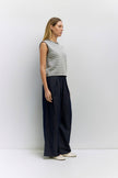 The Paulson Striped Sleeveless Knit Top