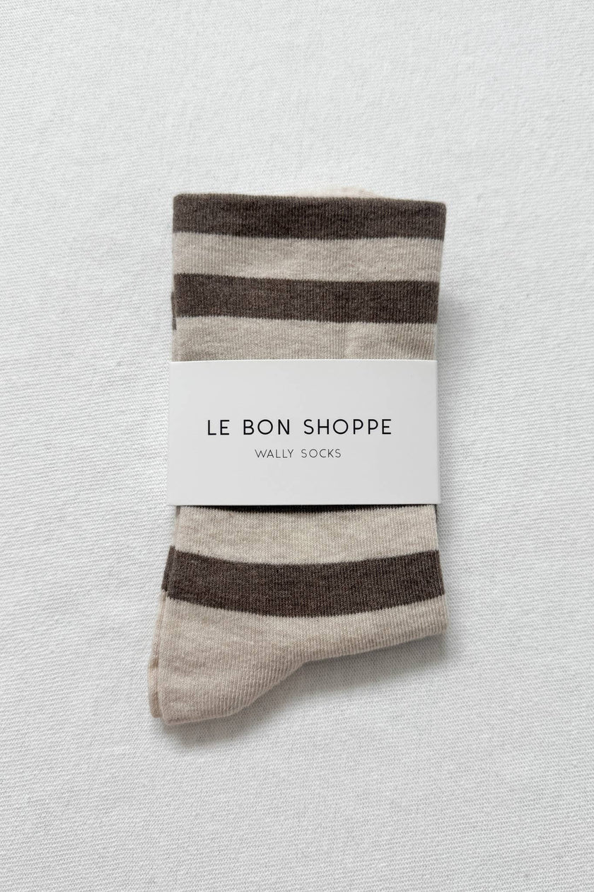 Wally Socks: Breton Stripe