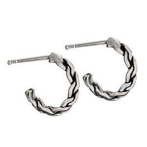 Shelburne Sterling Silver Hoop Earrings: Sterling Silver / Casual