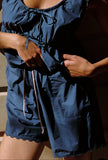 The Poplin Short: Dark Blue