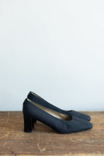 Load image into Gallery viewer, Black Crochet and Patent Pumps | 8
