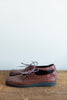 Brown Woven Leather Oxfords | 8.5