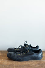 Load image into Gallery viewer, Black Leather Converse Low Top | 8 mens
