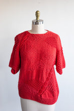 Load image into Gallery viewer, Red Knitted Short Sleeve

