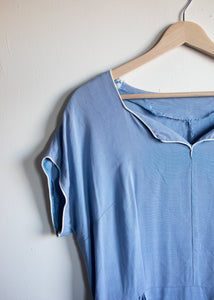 Vintage Blue Dustbowl Dress