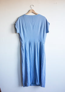 Vintage Blue Dustbowl Dress
