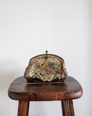 Vintage Tapestry Belt Pouch