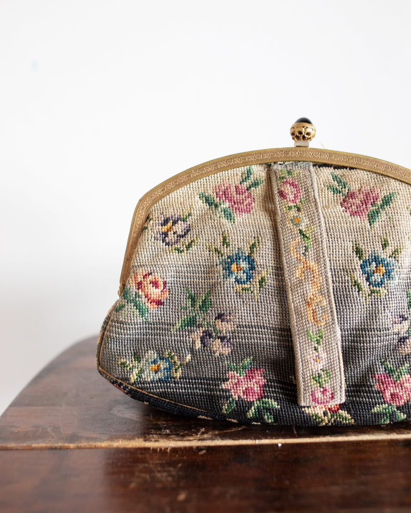 Vintage Tapestry Belt Pouch