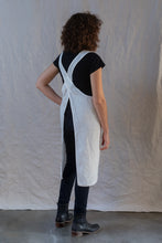 Load image into Gallery viewer, Kiki pinafore in white medium weight linen
